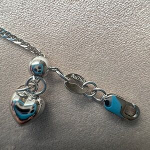 18K Solid White Gold Bolo Chain Necklace